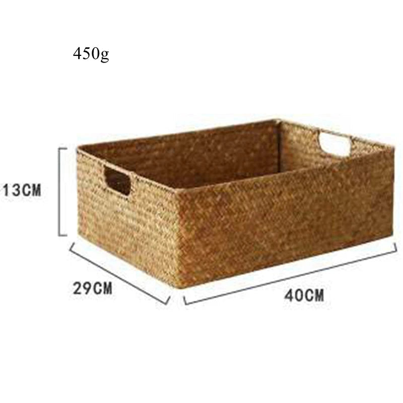 Cesta de Vime Natural para Organização e Decoração