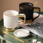 Caneca de Cerâmica Nordic Luxo - 3pcs