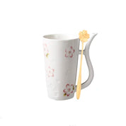 Caneca Flor de Cerejeira Cerâmica - 500ml