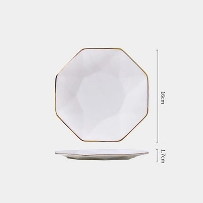 Prato Cerâmico Geometric