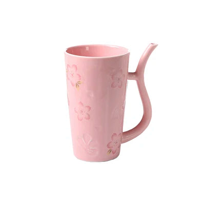 Caneca Flor de Cerejeira Cerâmica - 500ml