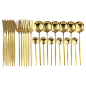 Kit Talheres Colors 24 Pcs em Inox