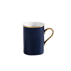 Caneca Premium de Porcelana com Detalhes Luxuosos Dourados