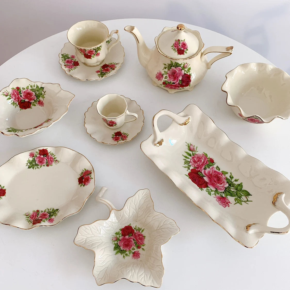 Louças de Porcelana Vintage Floratta - Individual