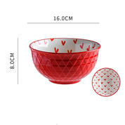 Nordic cerâmica tigela de cozinha utensílios de mesa tigela e placa conjunto casa tigela de arroz tigela de macarrão grande tigela de sopa prato prato grande placa