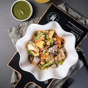 Saladeira Ondulada em Cerâmica
