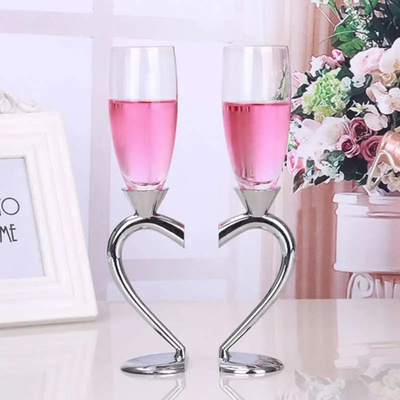 Taça Dupla Love Dourada e Prata