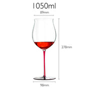 Taças Coloridas de Cristal 1050ml