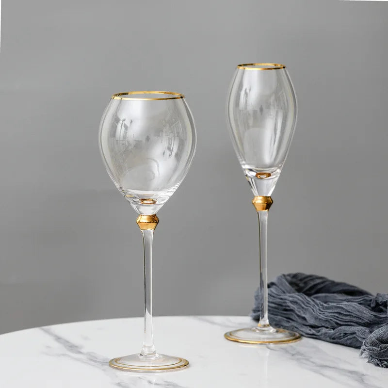 Kit Taças de Cristal para Champanhe 2pcs