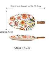 Travessa Pintada a Mão em Porcelana