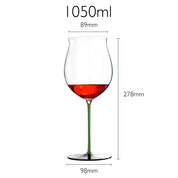 Taças Coloridas de Cristal 1050ml