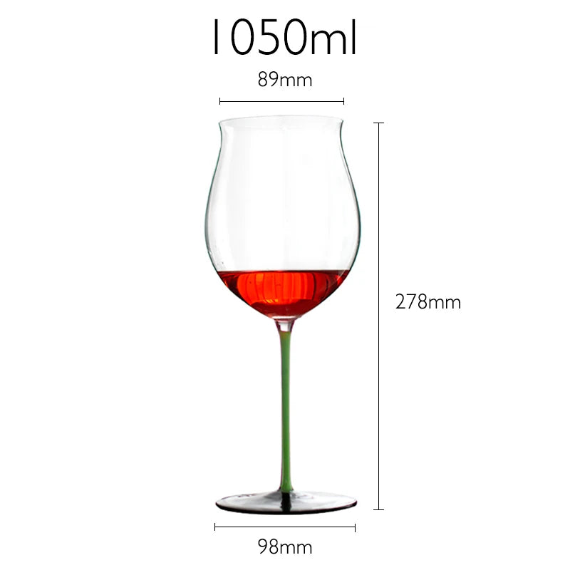 Taças Coloridas de Cristal 1050ml