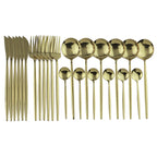 Kit Talheres Colors 24 Pcs em Inox