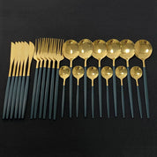 Jogo Talheres Slim em Inox 24 Pcs