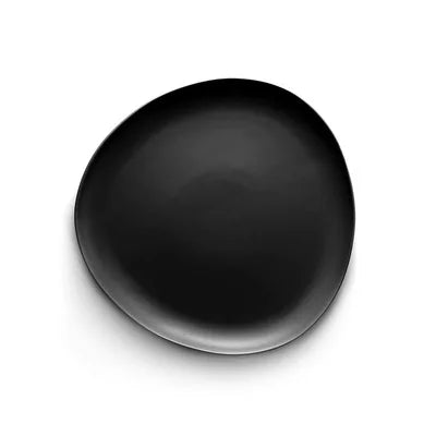Prato de cerâmica japonês nórdico, conjunto de tigela triangular, para salada, restaurante, bife