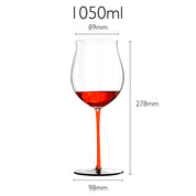 Taças Coloridas de Cristal 1050ml
