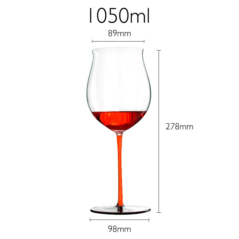 Taças Coloridas de Cristal 1050ml