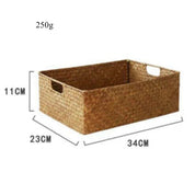 Cesta de Vime Natural para Organização e Decoração