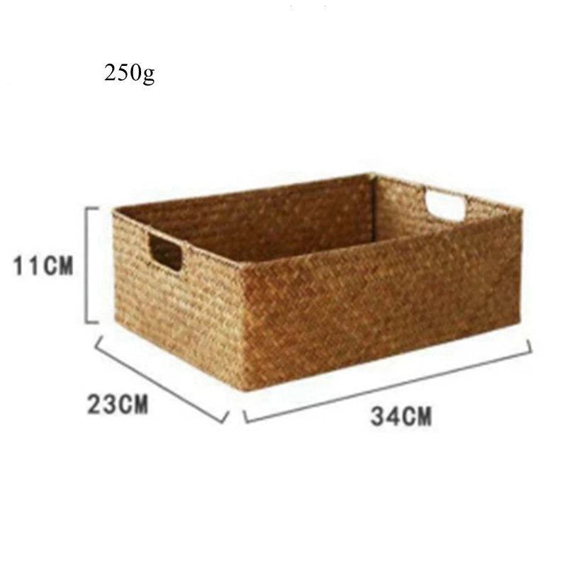 Cesta de Vime Natural para Organização e Decoração