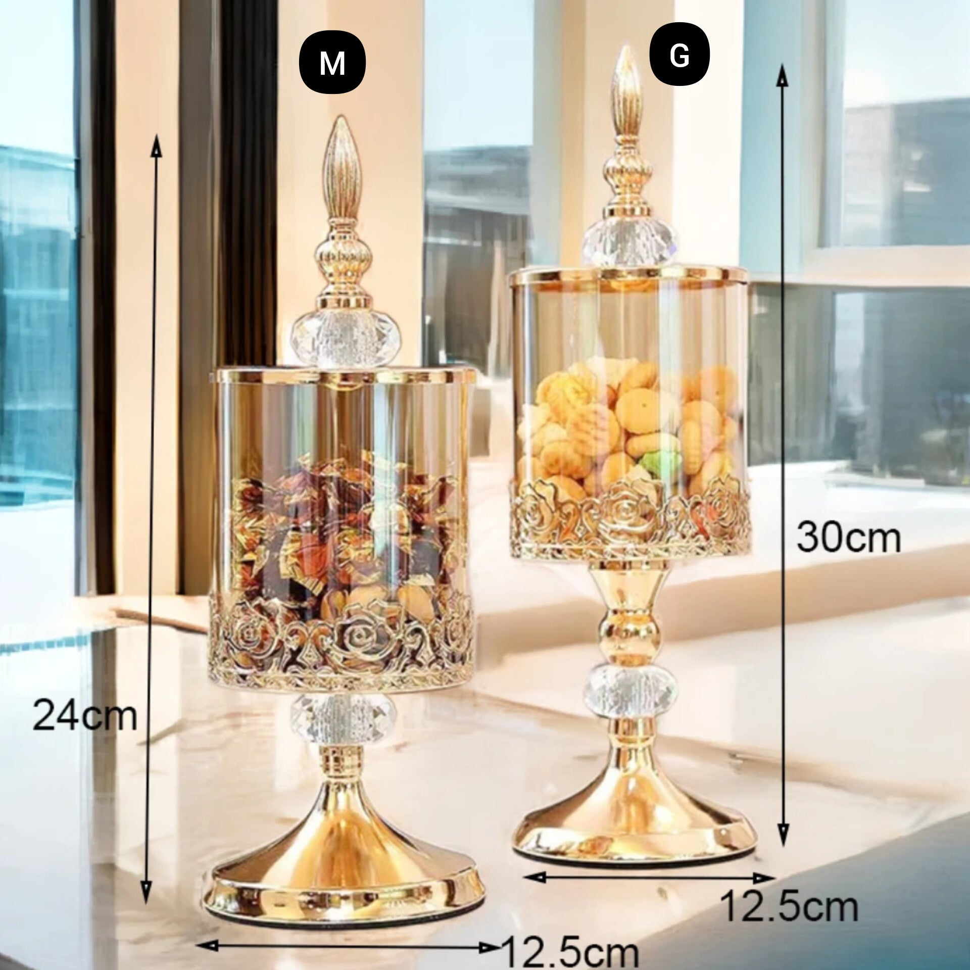 Pote Decoração para Mesa Luxo