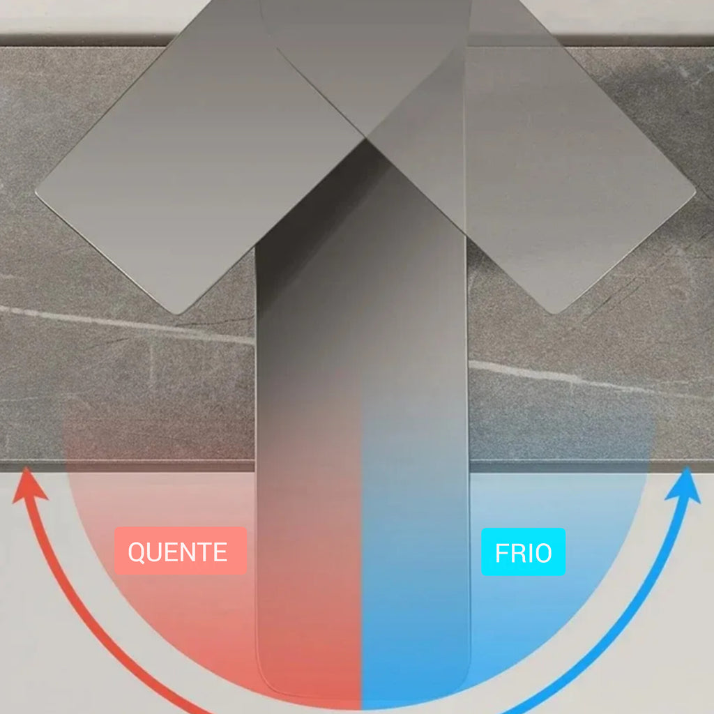 Torneira para Banheiro Quente e Frio em Inox