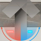 Torneira para Banheiro Quente e Frio em Inox