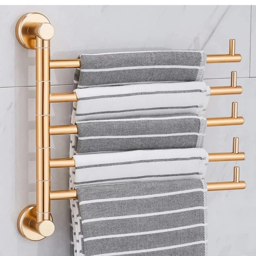 Toalheiro Rotativo Gold 3 Tamanhos