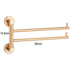 Toalheiro Rotativo Gold 3 Tamanhos