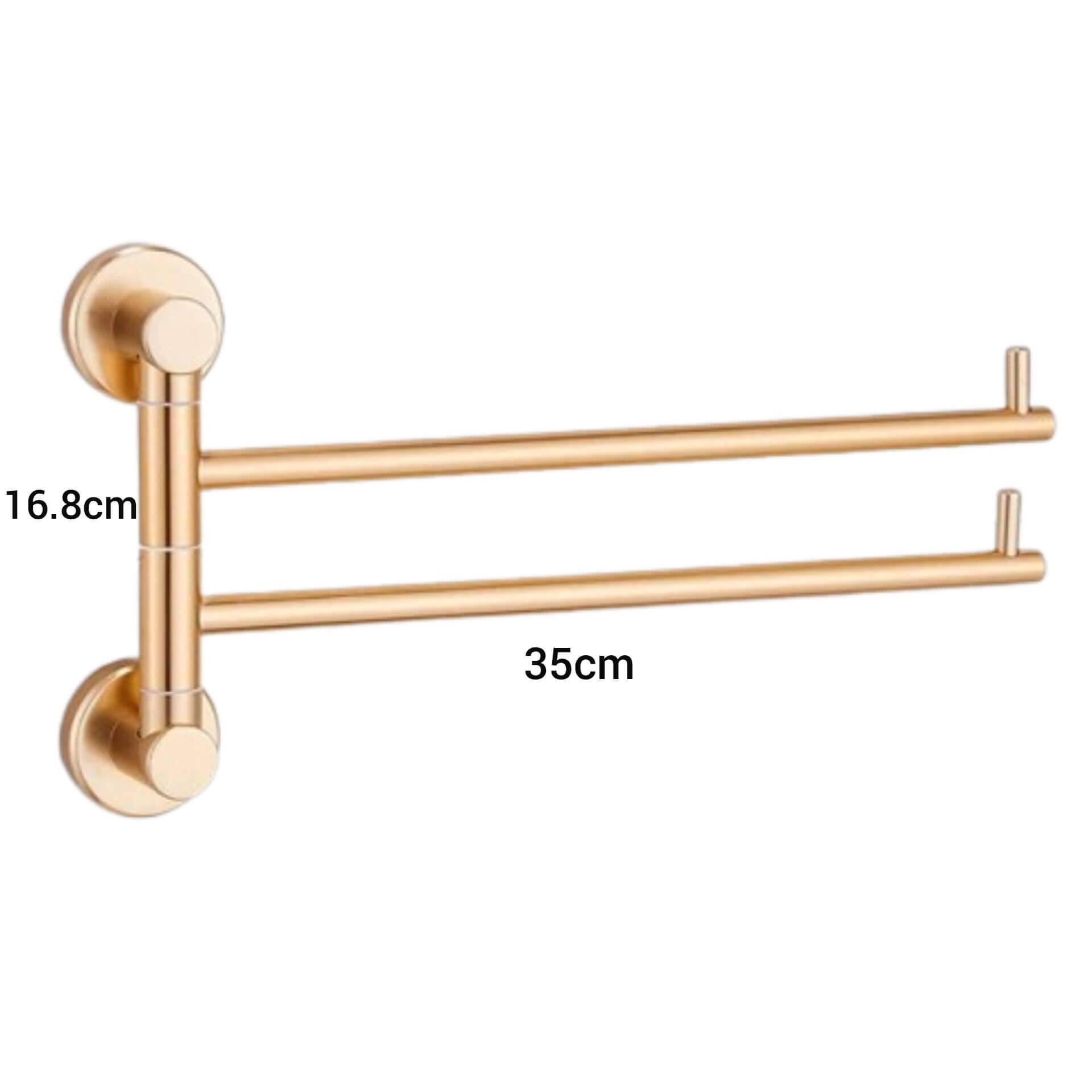 Toalheiro Rotativo Gold 3 Tamanhos