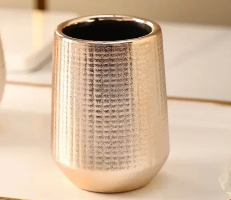 Linha Acessórios Rosé Individual ou Kit 4 Pcs em Cerâmica
