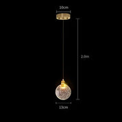 Modern Bubble Crystal Chandelier, Lâmpada suspensa, Luzes pendentes para sala de jantar, Quarto, Bar, Café, Lâmpada LED para decoração de casa