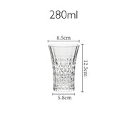 Estilo europeu cristal esculpido vidro de vinho, Cálice de luxo, Copos de diamante, Copos de champanhe, Bar Party Hotel Home Drinking Ware, Europa