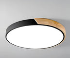 Luz de teto circular LED, Minimalista Macaron Design, Home Light, Living Room, Bedroom and Study, Iluminação decorativa