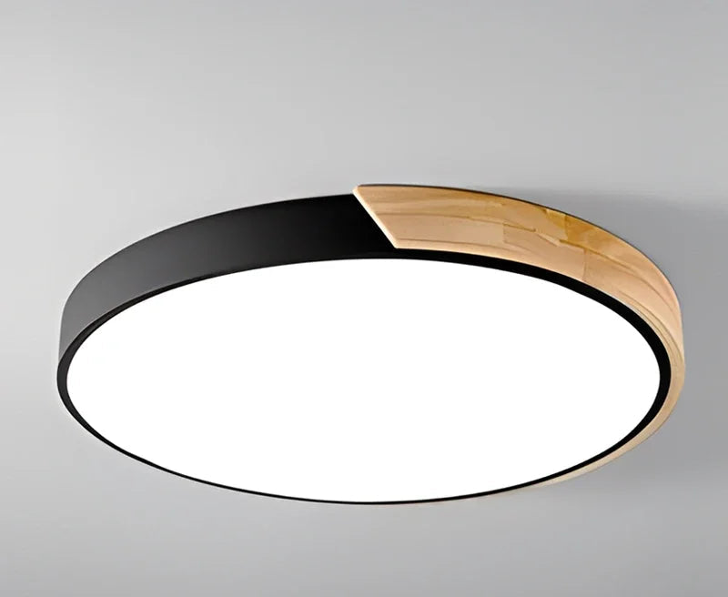 Luz de teto circular LED, Minimalista Macaron Design, Home Light, Living Room, Bedroom and Study, Iluminação decorativa