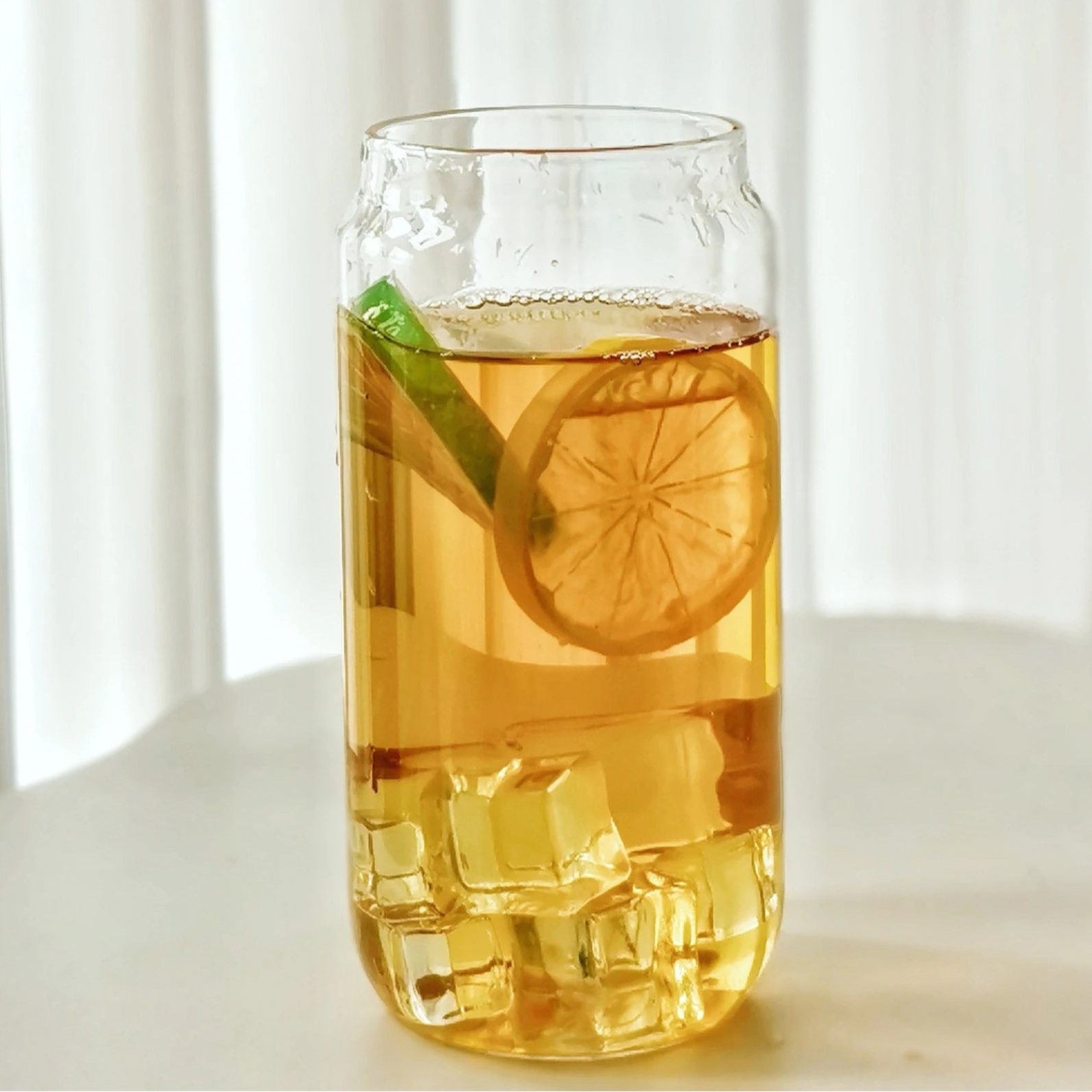 Copo de Vidro com Tampa de Madeira 380ml ou 600ml