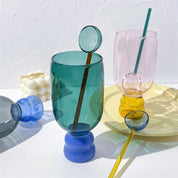 Caneca Bicolor sem Alça com Colher - 350ml