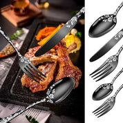 Conjunto Talheres Ramalhete 20 Pcs em Inox