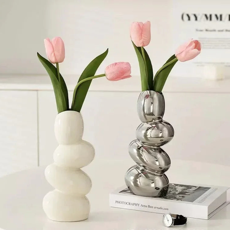 Vaso Pedras Criativo