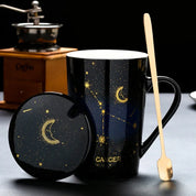 Caneca Constelações Signo em Porcelana - 420ml