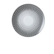Prato de Porcelana Geométrico de Luxo