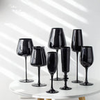 Taça Black em Cristal com Design Slim para Bebidas Especiais