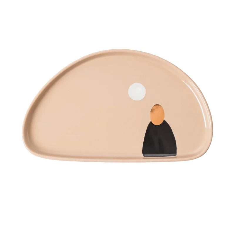 Chá de leite canecas de café drinkware melhor presente de aniversário estilo nórdico moderno e minimalista pintura abstrata escritório cerâmica xícara de café caneca