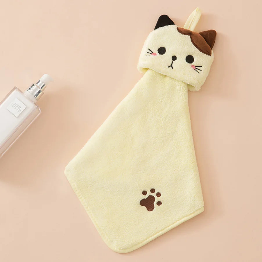 Toalha para Mãos Gatinho Colorido