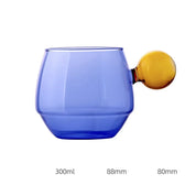 Xícara Criativa Colors de Vidro Transparente 6 Modelos