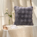 Atacado bolha coelho veludo travesseiro inverno pelúcia fronha nordic sofá almofada cintura travesseiro novo estilo ins Нав®лочка