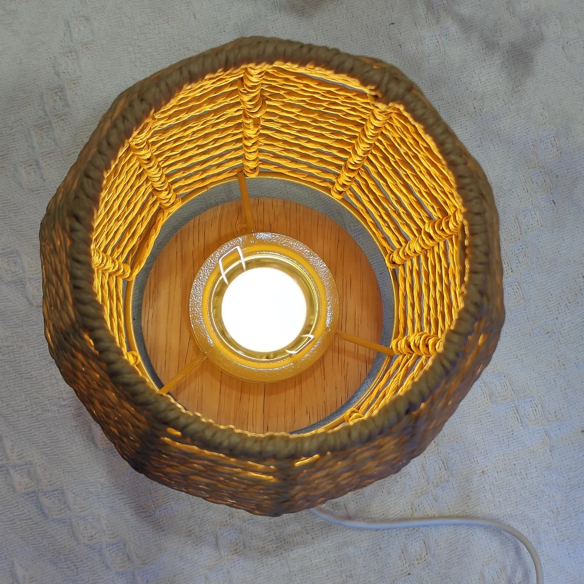 Candeeiro Led de Mesa Artesanal