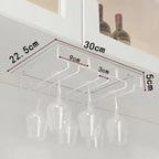 Suporte para Taças de Vinho em Metal para Armário Design Contemporâneo