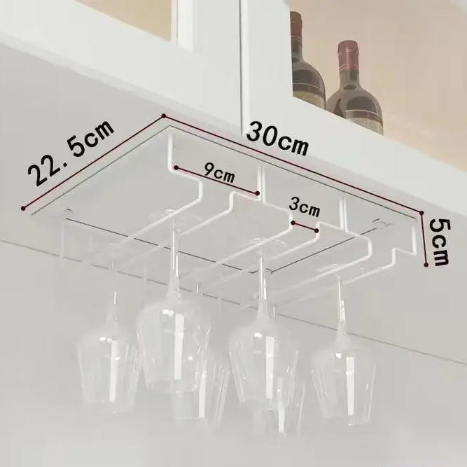 Suporte para Taças de Vinho em Metal para Armário Design Contemporâneo