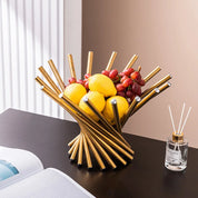 Fruteira Criativa Espiral em Metal