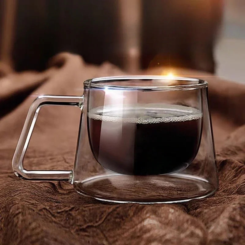 Caneca de Vidro Duplo - 200ml